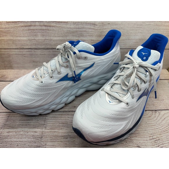 Mizuno Wave Sky 8 Sneaker Running Shoes Mens Size 14 White Blue J1GC240201 main image 4